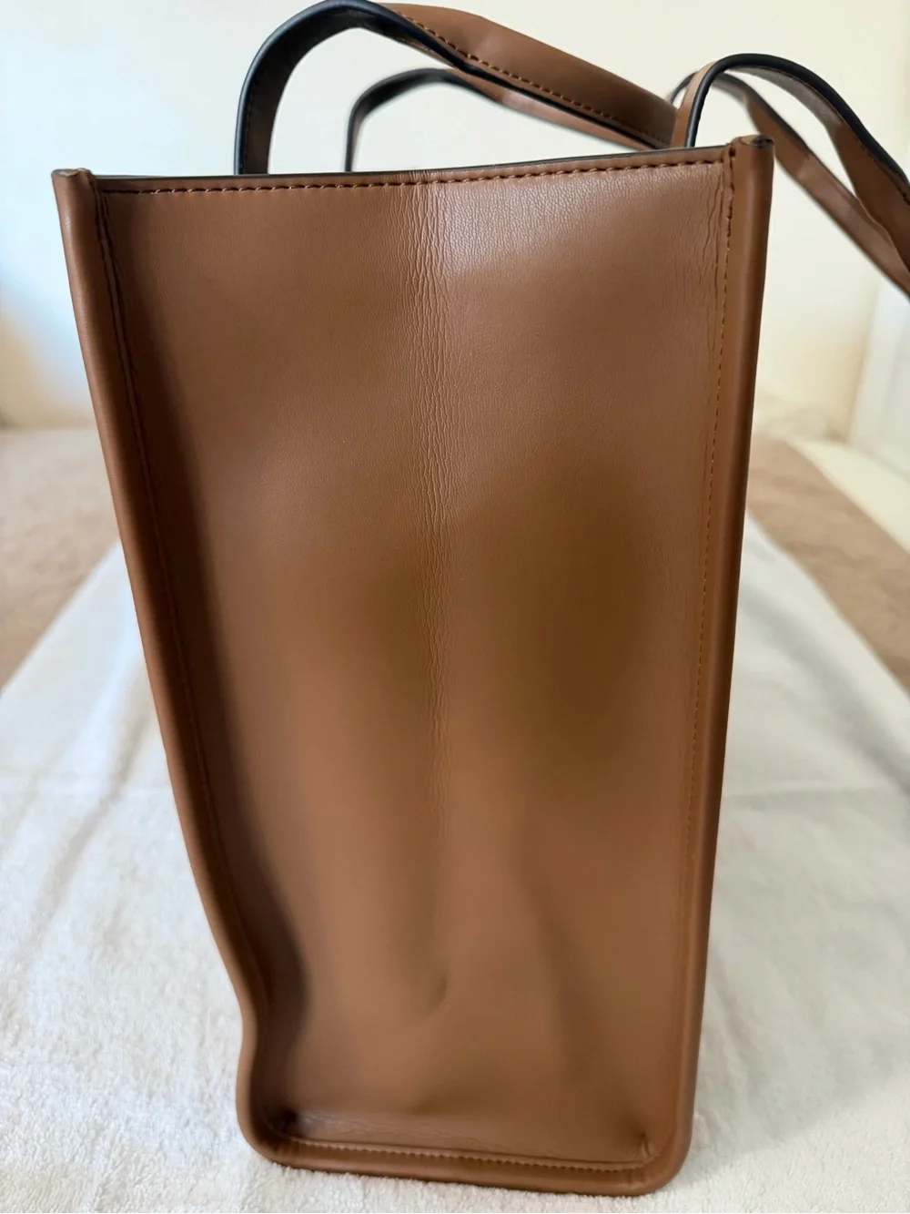 Michael Kors Cooper Logo Embossed Pebbled Leather Tote Bag NWOT